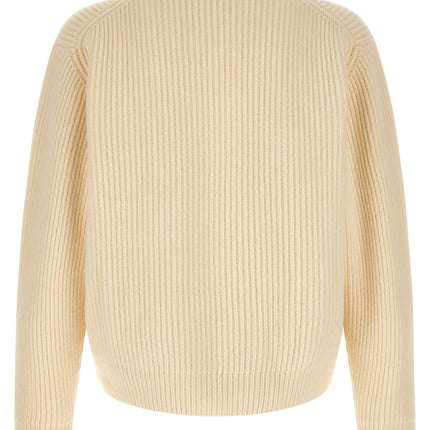 Jil Sander White Wool Cardigan Jil Sander