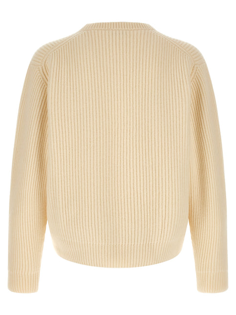Jil Sander White Wool Cardigan Jil Sander