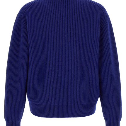 Jil Sander Blue Wool Cardigan Jil Sander