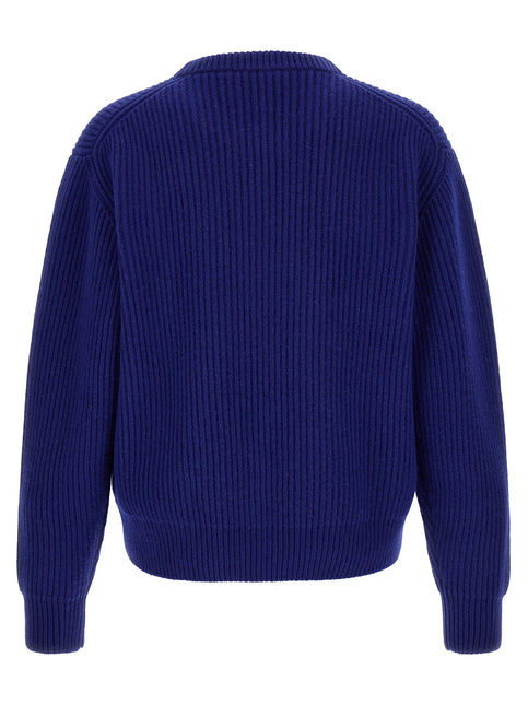Jil Sander Blue Wool Cardigan Jil Sander