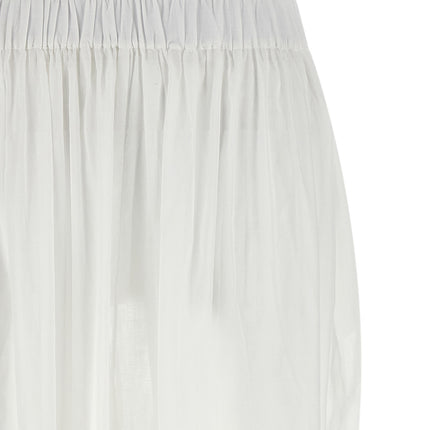 The Andamane White Cotton Casual Pants
