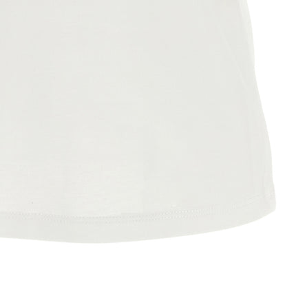 Loulou De Saison White Cotton Sleeveles T-Shirt