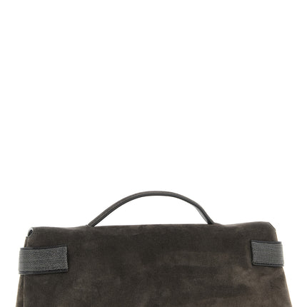 Brunello Cucinelli Brown Calfskin Clutch Bag Brunello Cucinelli