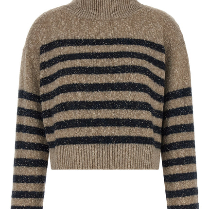 Brunello Cucinelli Multicolor Wool Cardigan Brunello Cucinelli