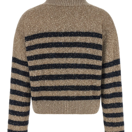 Brunello Cucinelli Multicolor Wool Cardigan Brunello Cucinelli