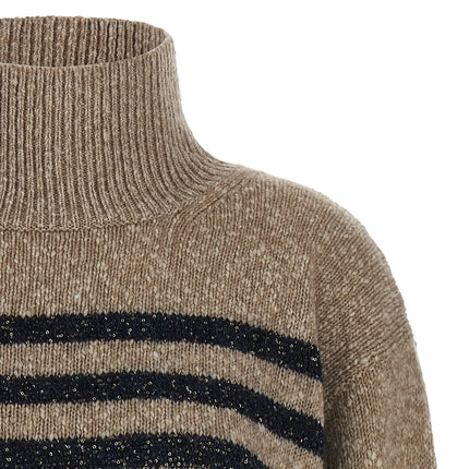 Brunello Cucinelli Multicolor Wool Cardigan Brunello Cucinelli