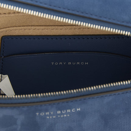 Tory Burch Blue Lamb Leather Handbag Tory Burch