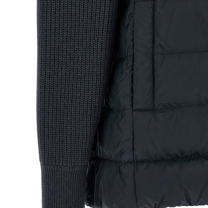 Brunello Cucinelli Blue Polyester Full-Length Jacket Brunello Cucinelli