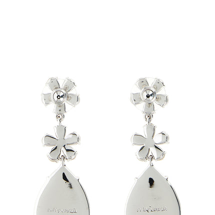 Self-Portrait Silver Brass Earrings Self-Portrait