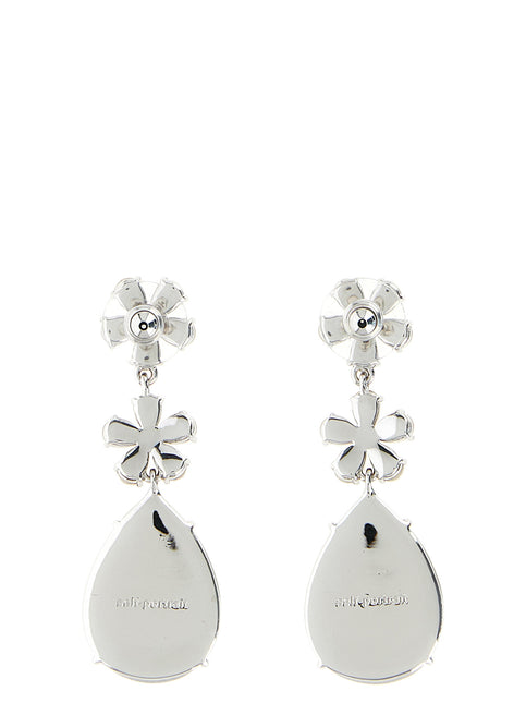 Self-Portrait Silver Brass Earrings Self-Portrait