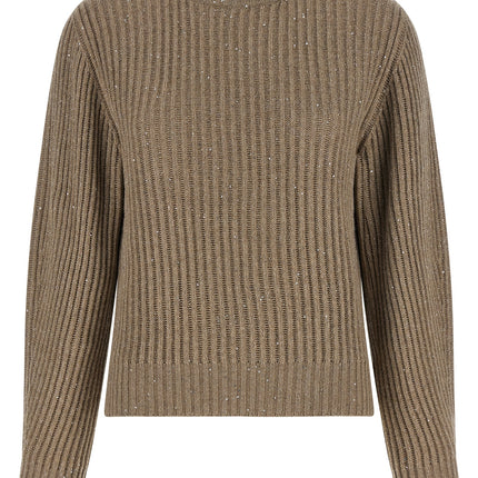 Brunello Cucinelli Beige Cashmere Cardigan Brunello Cucinelli