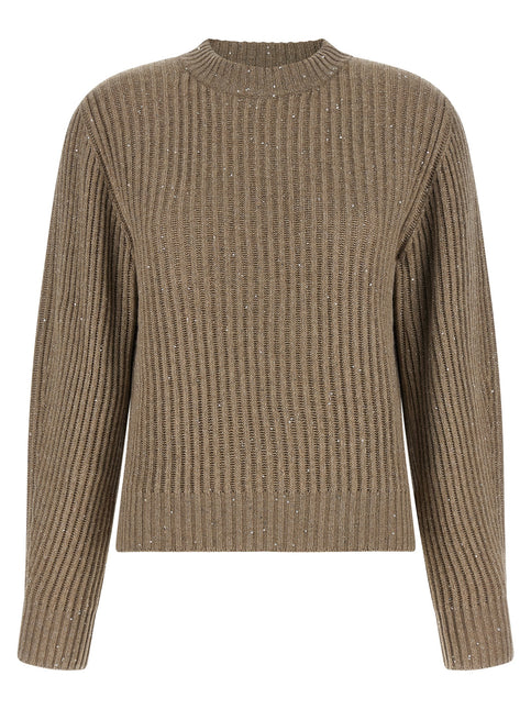 Brunello Cucinelli Beige Cashmere Cardigan Brunello Cucinelli