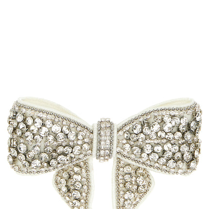 Self-Portrait White Polyester Hair Clip Self-Portrait