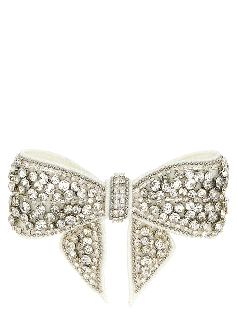 Self-Portrait White Polyester Hair Clip Self-Portrait
