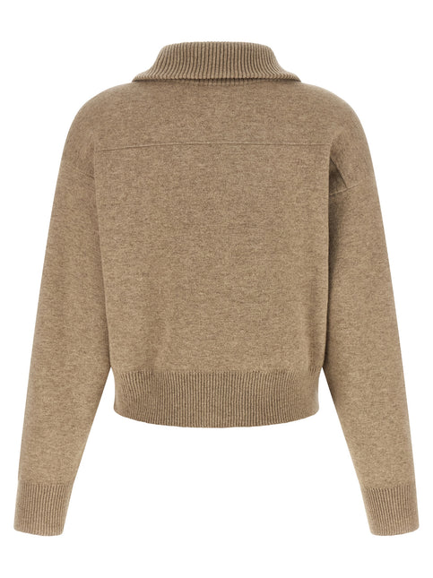 Brunello Cucinelli Beige Cashmere Cardigan Brunello Cucinelli