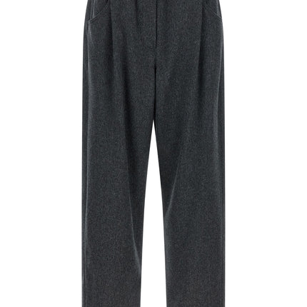 Brunello Cucinelli Gray Wool Pants Brunello Cucinelli