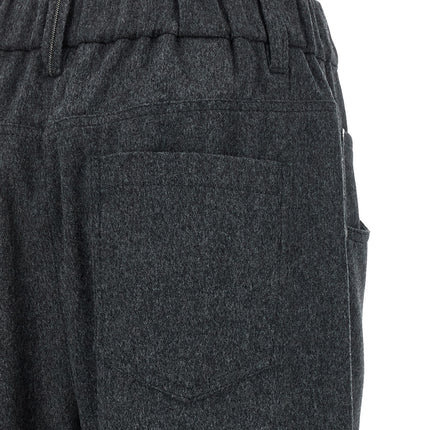 Brunello Cucinelli Gray Wool Pants Brunello Cucinelli