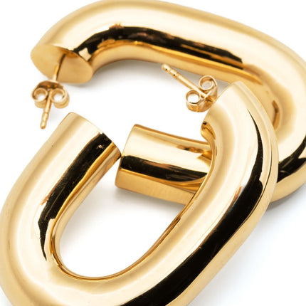 Paco Rabanne Gold Brass Earrings Paco Rabanne