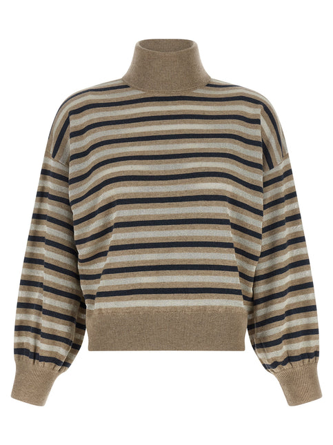 Brunello Cucinelli Multicolor Virgin Wool Cardigan Brunello Cucinelli