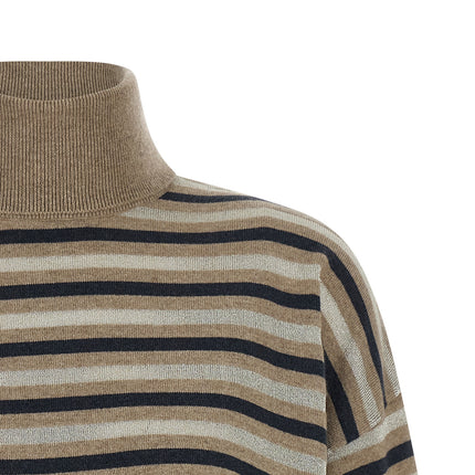 Brunello Cucinelli Multicolor Virgin Wool Cardigan Brunello Cucinelli