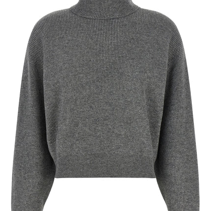 Brunello Cucinelli Gray Virgin Wool Cardigan Brunello Cucinelli