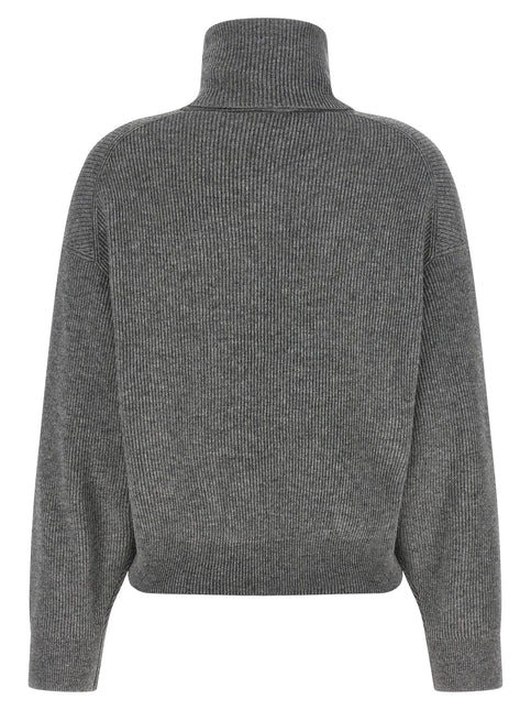 Brunello Cucinelli Gray Virgin Wool Cardigan Brunello Cucinelli