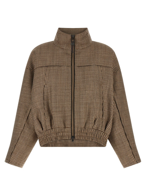 Brunello Cucinelli Brown Virgin Wool Jacket Brunello Cucinelli