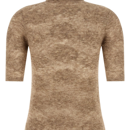 Brunello Cucinelli Beige Silk Cardigan Brunello Cucinelli
