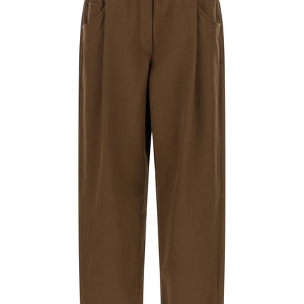 Brunello Cucinelli Brown Cotton Casual Pants Brunello Cucinelli