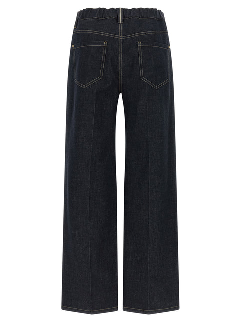 Brunello Cucinelli Blue Cotton Jeans Denim Brunello Cucinelli