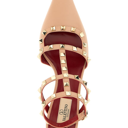 Valentino Garavani Multicolor Calfskin Mid Heel Pumps Valentino Garavani