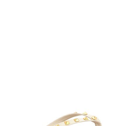 Valentino Garavani White Calfskin Slides Valentino Garavani