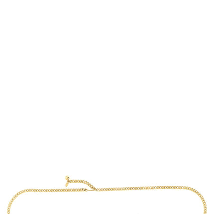 Valentino Garavani Gold Brass Belt Valentino Garavani