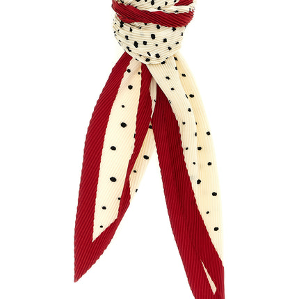 Valentino Garavani Bicolor Silk Scarf Valentino Garavani