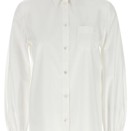 Valentino Garavani White Cotton Blouse Valentino Garavani