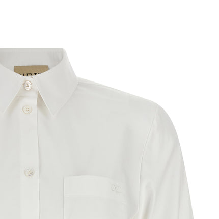 Valentino Garavani White Cotton Blouse Valentino Garavani