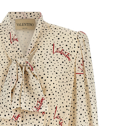 Valentino Garavani Multicolor Silk Midi Dress Valentino Garavani