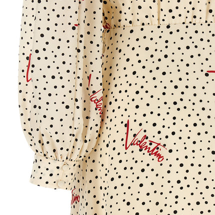 Valentino Garavani Multicolor Silk Midi Dress Valentino Garavani