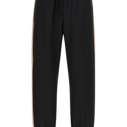 Valentino Garavani Black Polyester Athletic Pants Valentino Garavani
