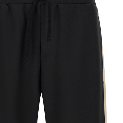 Valentino Garavani Black Polyester Athletic Pants Valentino Garavani