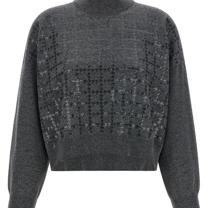 Brunello Cucinelli Gray Cashmere Cardigan Brunello Cucinelli