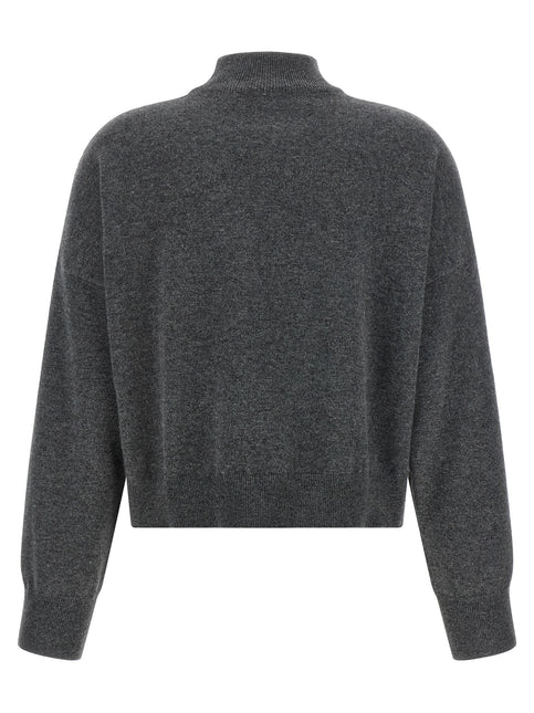 Brunello Cucinelli Gray Cashmere Cardigan Brunello Cucinelli