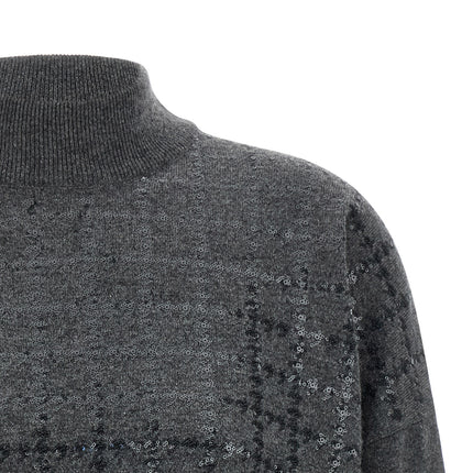 Brunello Cucinelli Gray Cashmere Cardigan Brunello Cucinelli