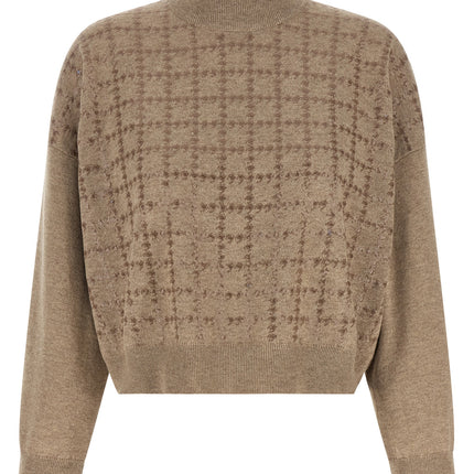 Brunello Cucinelli Beige Cashmere Cardigan Brunello Cucinelli