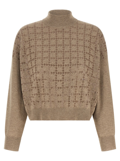 Brunello Cucinelli Beige Cashmere Cardigan Brunello Cucinelli