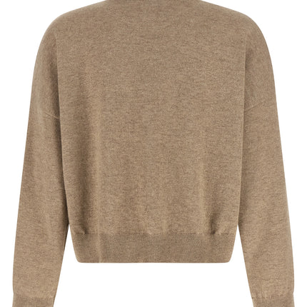 Brunello Cucinelli Beige Cashmere Cardigan Brunello Cucinelli