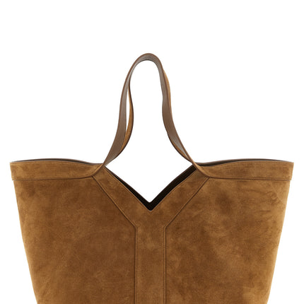 Saint Laurent Brown Calfskin Tote Bag Saint Laurent
