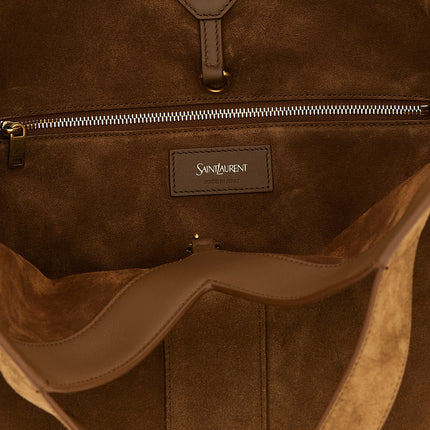 Saint Laurent Brown Calfskin Tote Bag Saint Laurent