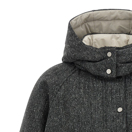 Brunello Cucinelli Gray Virgin Wool Jacket Brunello Cucinelli