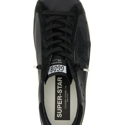 Golden Goose Black Cowhide Low Top Sneakers
